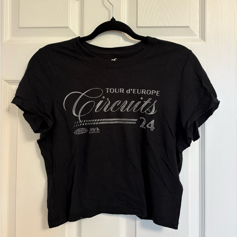 Hollister Black Crop Top